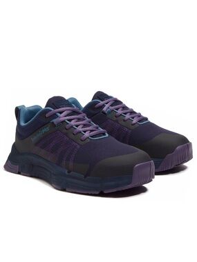 TIMBERLAND PRO Women's XR-1 Alloy Toe Safety Shoes - Blue/Purple Size 9.5